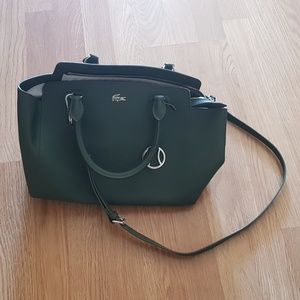Olive green Lacoste purse